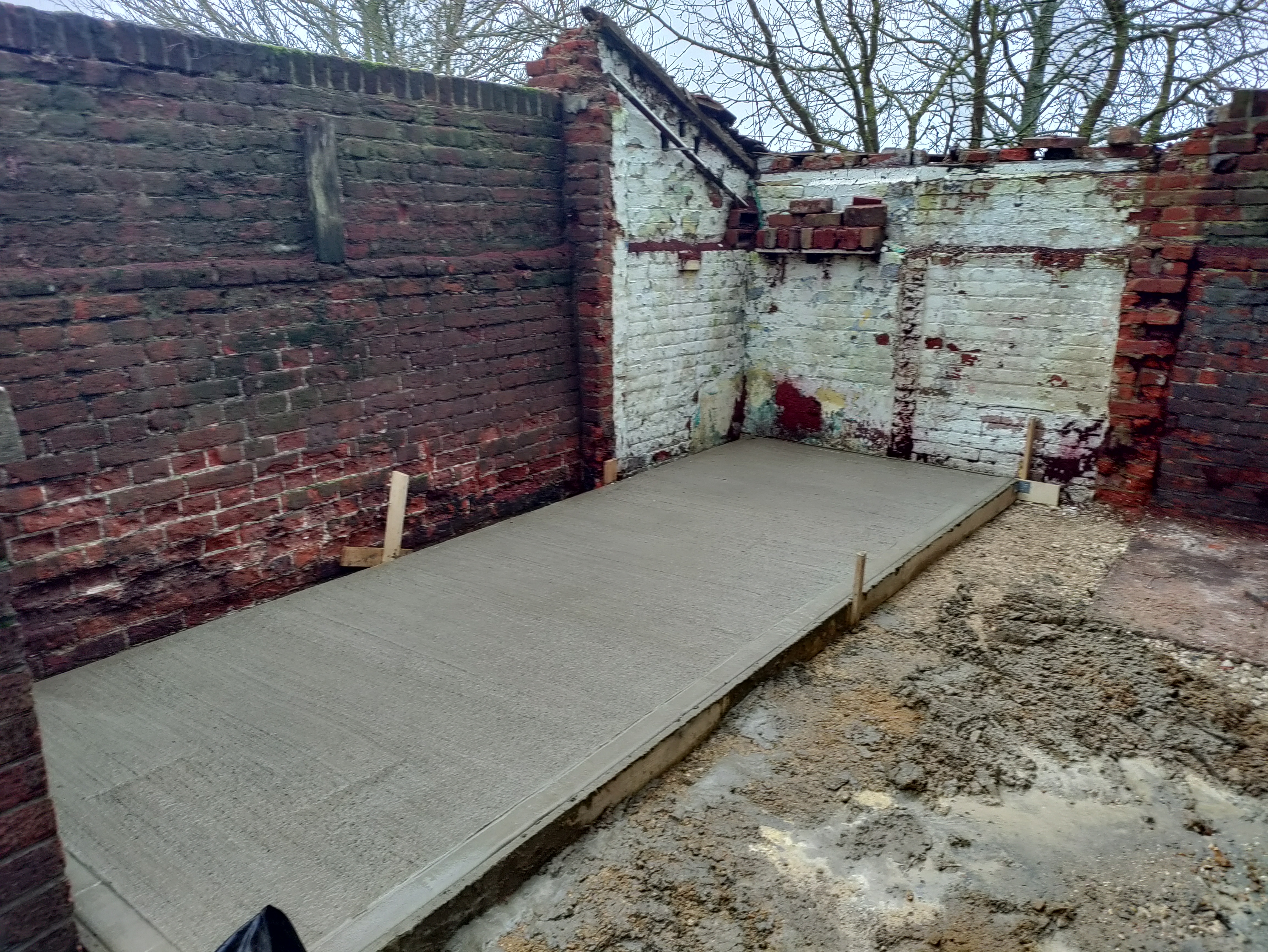 concrete base